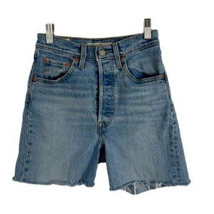 Levis Red Tab Cut Off Button-Fly Jean Shorts